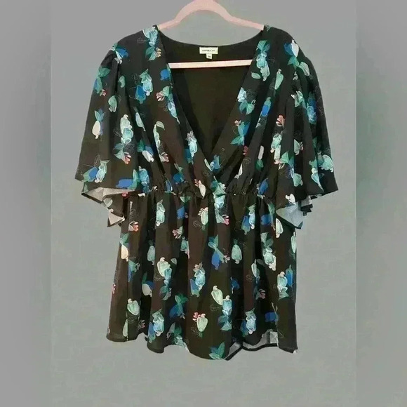 Harper & Joy Florsl Pattern Blouse - Picture 3 of 7